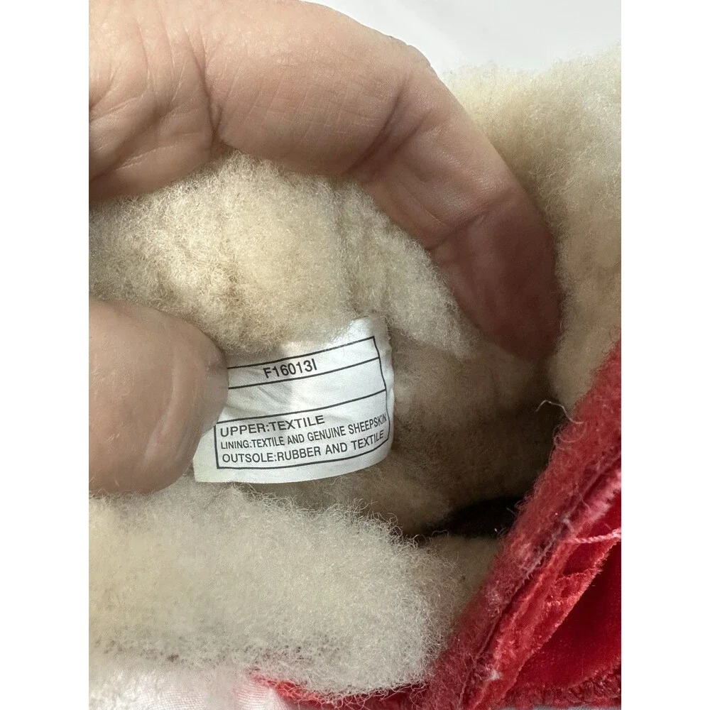 UGG Boots Red Baby Girl 0/1 Winter Boots Infant Footwear
